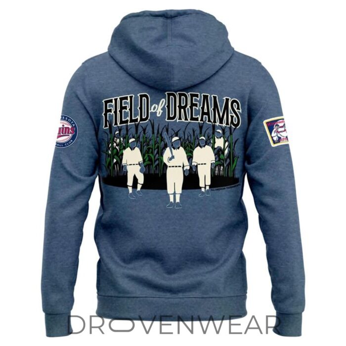 Minnesota Twins Field of Dreams Game 2026 Commemorative Pullover Hoodie - Image 3