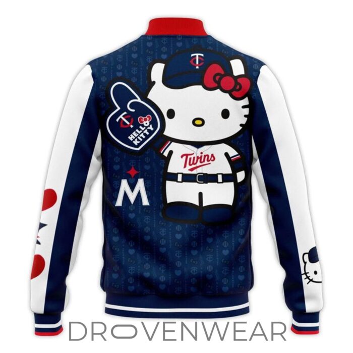 Minnesota Twins X Hello Kitty Night 2026 Limited Edition Jacket - Image 3