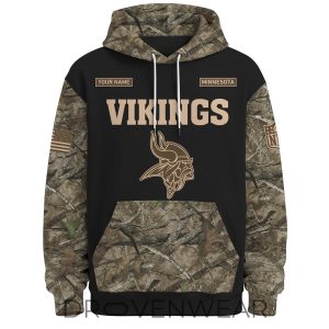 Minnesota Vikings Deer Hunting Limited Edition Hoodie by Drovenwear.com