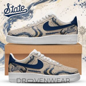 Mississippi State Bulldogs Royal Legacy Premium Sneakers 2026 by Drovenwear.com