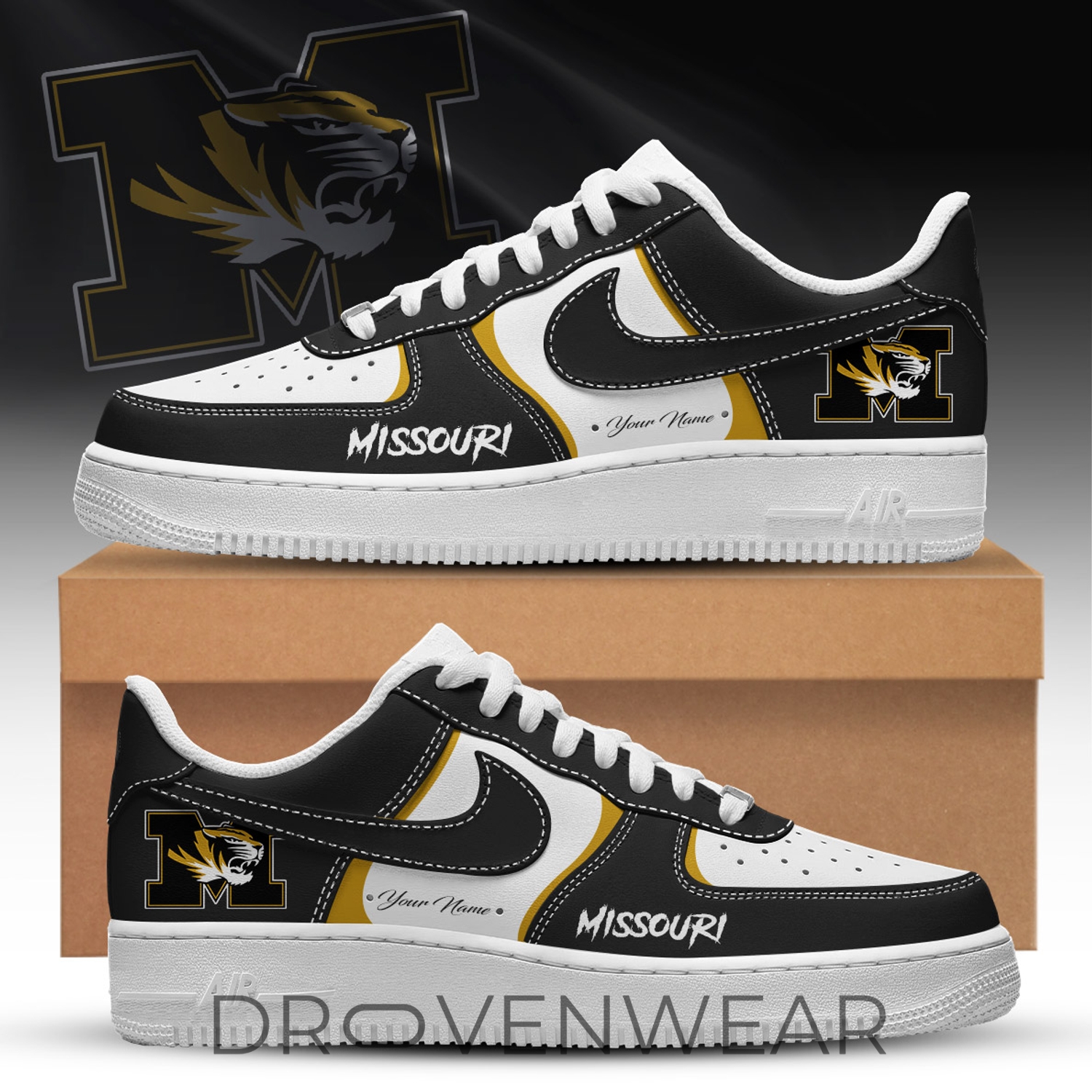 Missouri Tigers Special Heritage 2026 Limited Edition Shoes #2 Missouri Tigers Special Heritage 2026 Limited Edition Shoes #2