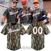 Montgomery Biscuits 2026 Camo Special Edition Baseball Jersey
