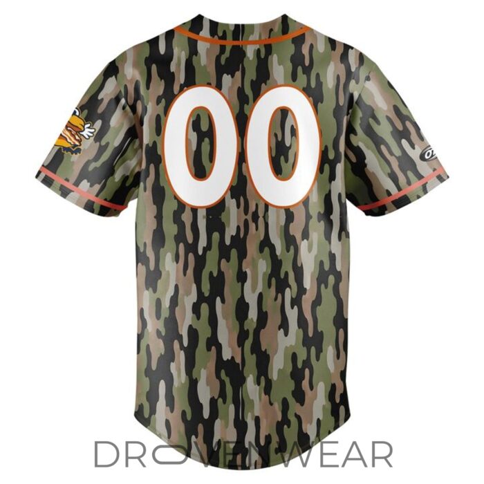Montgomery Biscuits 2026 Camo Special Edition Baseball Jersey - Image 3