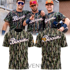 Montgomery Biscuits 2026 Camo Special Edition Shirt by Drovenwear.com