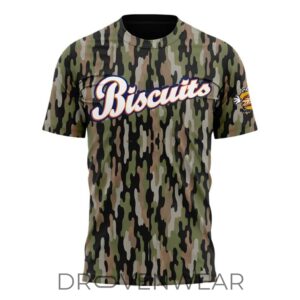 Montgomery Biscuits 2026 Camo Special Edition Shirt by Drovenwear.com