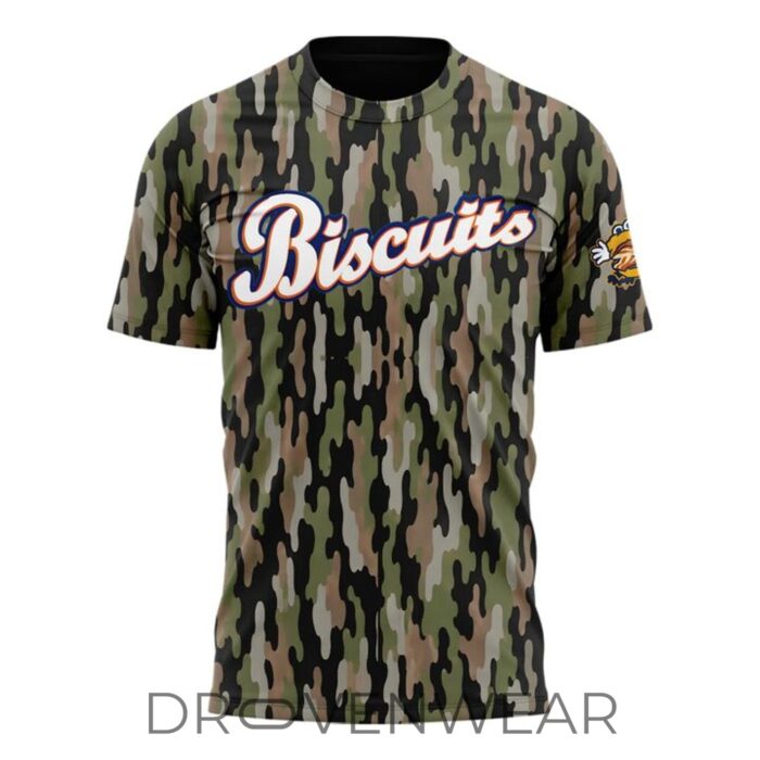 Montgomery Biscuits 2026 Camo Special Edition Shirt - Image 2