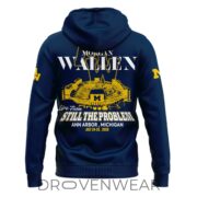Morgan Wallen X Michigan Wolverines Still The Problem Tour 2026 Hoodie - Image 2