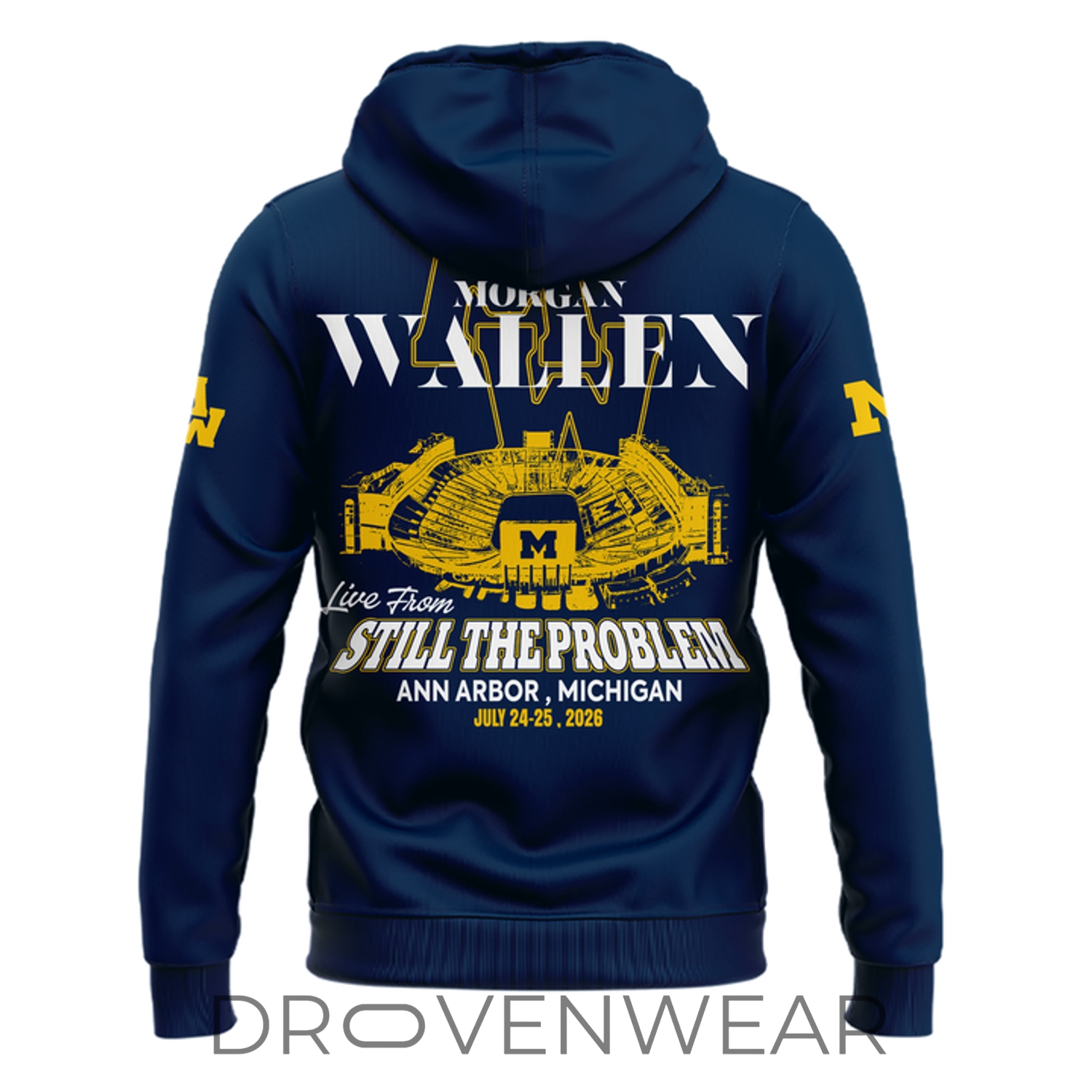 Morgan Wallen X Michigan Wolverines Still The Problem Tour 2026 Hoodie Morgan Wallen X Michigan Wolverines Still The Problem Tour 2026 Hoodie
