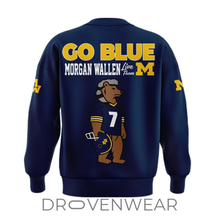 Morgan Wallen X Michigan Wolverines Still The Problem Tour 2026 Sweatshirt - Image 2
