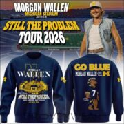 Morgan Wallen X Michigan Wolverines Still The Problem Tour 2026 Sweatshirt - Image 3