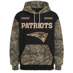 New England Patriots Deer Hunting Limited Edition Hoodie by Drovenwear.com