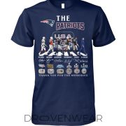 New England Patriots Thank You For The Memories Abbey Road The Beatles T-shirt