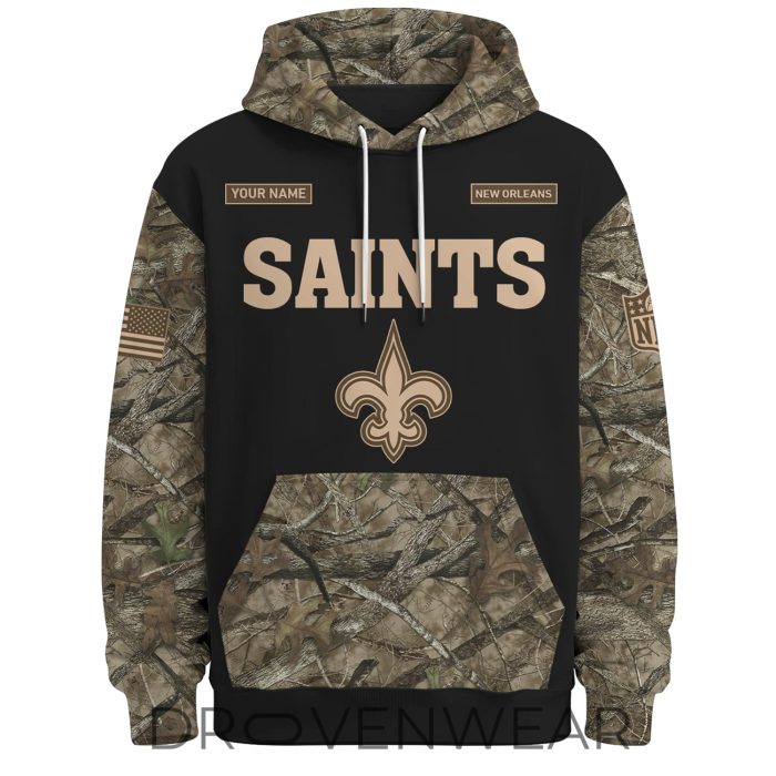 New Orleans Saints Deer Hunting Limited Edition Hoodie - Image 2
