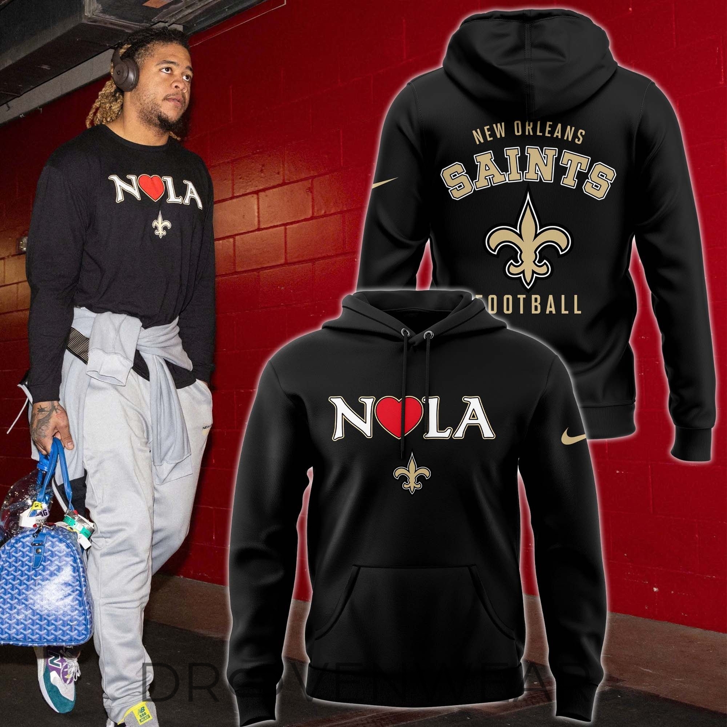 New Orleans Saints NOLA New Limited Edition Hoodie New Orleans Saints NOLA New Limited Edition Hoodie