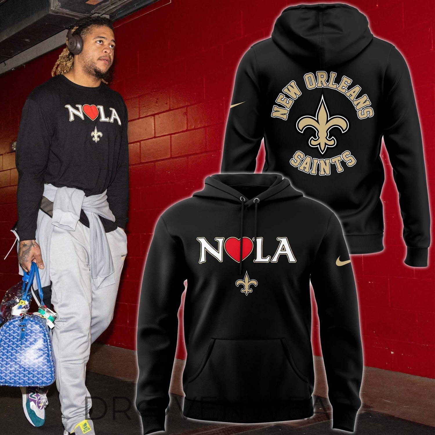 New Orleans Saints NOLA New Limited Edition Hoodie New Orleans Saints NOLA New Limited Edition Hoodie