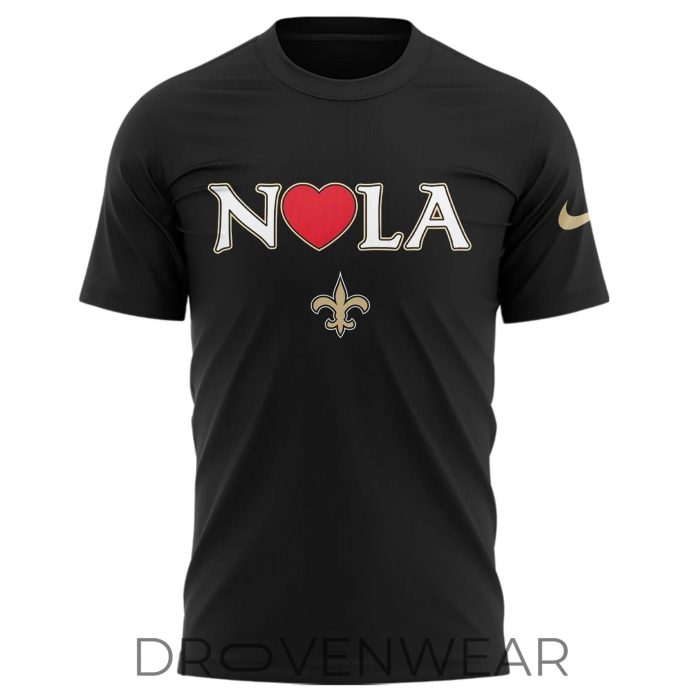 New Orleans Saints NOLA Nike New Limited Edition T-Shirt - Image 2