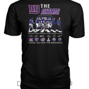 New York Giants Thank You For The Memories Abbey Road The Beatles T-shirt - Image 2