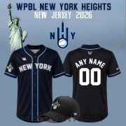 New York Heights WPBL New 2026 Season Away Baseball Jersey