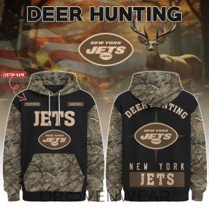 New York Jets Deer Hunting Limited Edition Hoodie by Drovenwear.com