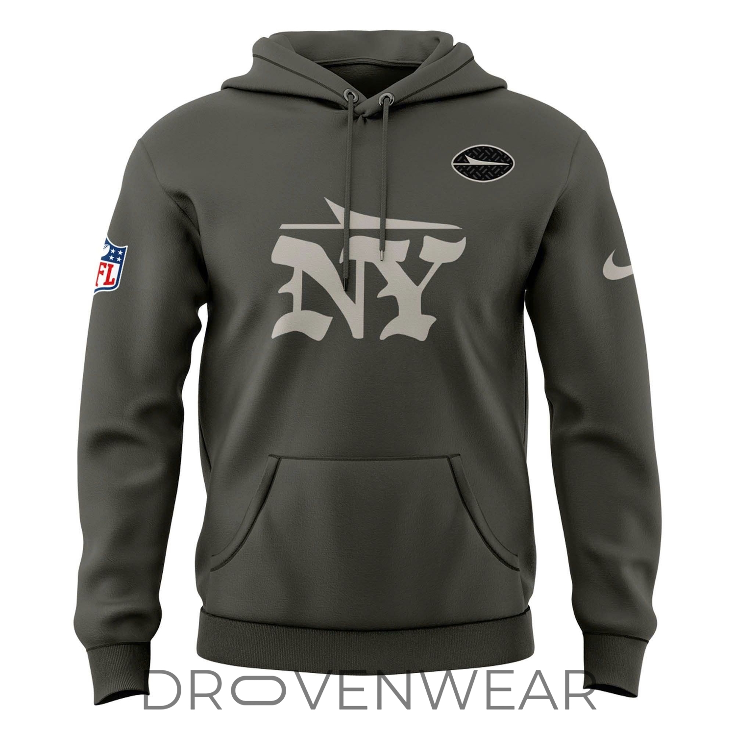 New York Jets Gotham City Football Special Uniform Hoodie Version 3 New York Jets Gotham City Football Special Uniform Hoodie Version 3