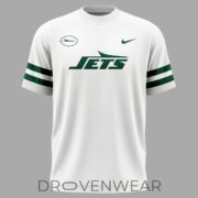 New York Jets White Out Uniform 2026 Fan Graphic T-Shirt - Image 2