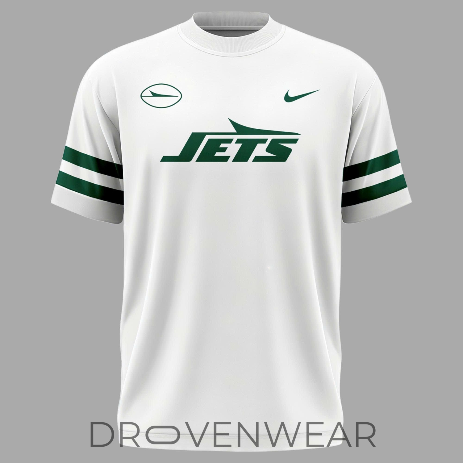 New York Jets White Out Uniform 2026 Fan Graphic T-Shirt New York Jets White Out Uniform 2026 Fan Graphic T-Shirt