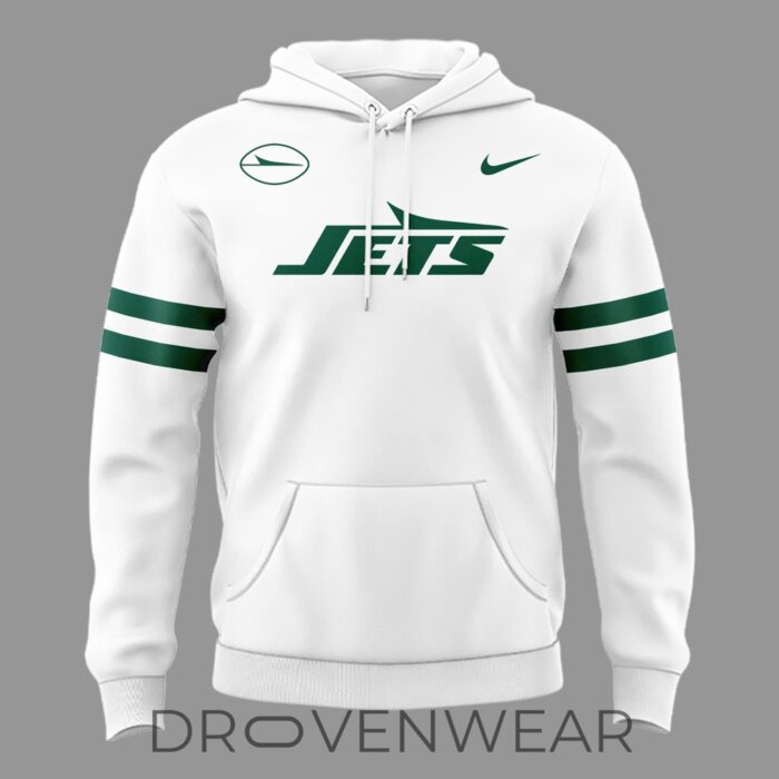 New York Jets White Out Uniform 2026 Pullover Hoodie - Image 2