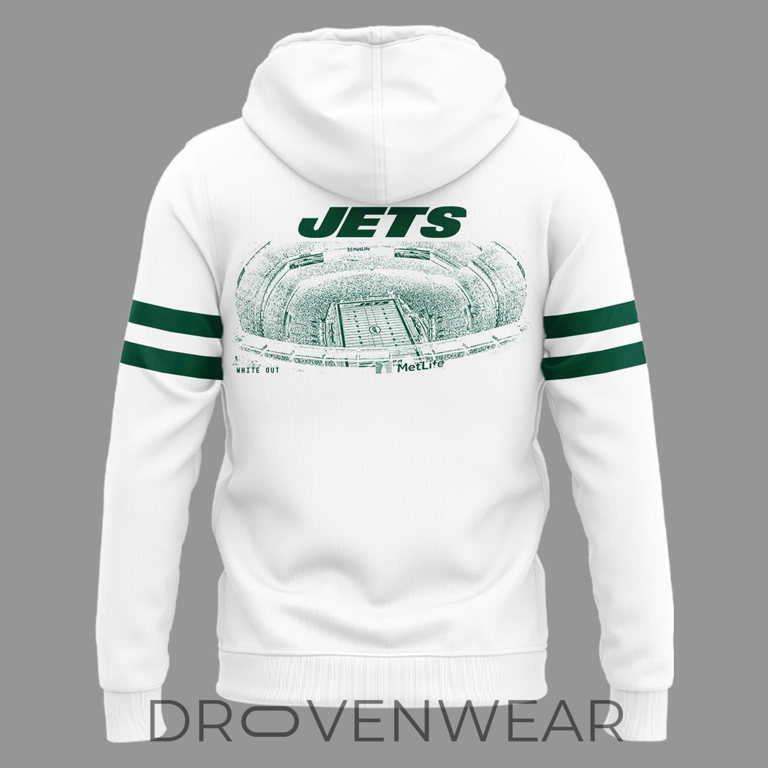 New York Jets White Out Uniform 2026 Pullover Hoodie New York Jets White Out Uniform 2026 Pullover Hoodie