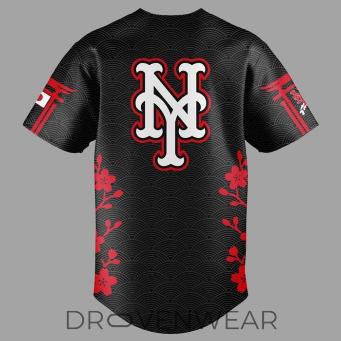 New York Mets Japanese Heritage Night 2026 Special Baseball Jersey - Image 3