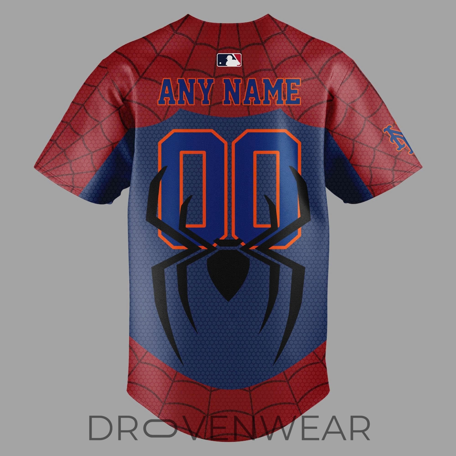 New York Mets Spider-Man 2026 Custom Name and Number Baseball Jersey New York Mets Spider-Man 2026 Custom Name and Number Baseball Jersey
