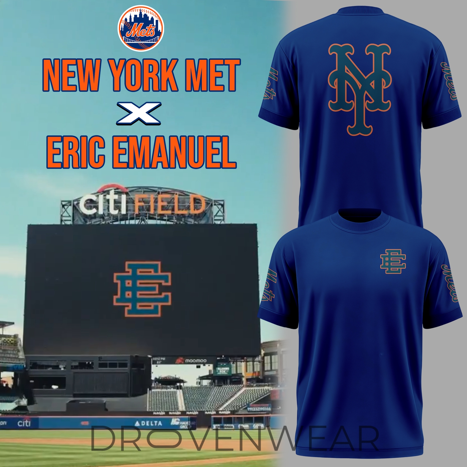 New York Mets x Eric Emanuel 2026 Premium Graphic Shirt New York Mets x Eric Emanuel 2026 Premium Graphic Shirt