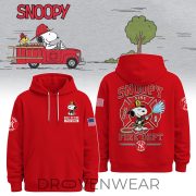 New York Yankees Snoopy Firefighter Personalized Red Hoodie 2026