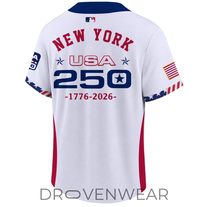 New York Yankees USA 250th Anniversary Limited Edition Two Button Baseball Jersey - Image 3