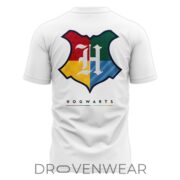 New York Yankees X Harry Potter White Hogwarts House Crest Shirt - Image 3