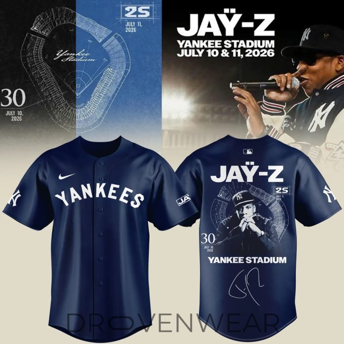 New York Yankees x JAŸ-Z at Yankee Stadium Jersey Limited Edition 2026 V2 - Image 3