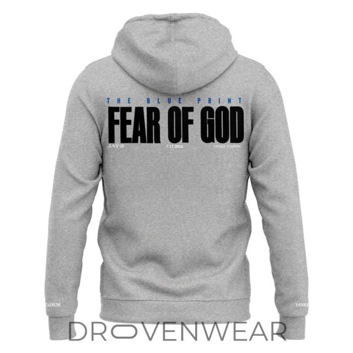 New York Yankees x Jay-Z 2026 Yankees Stadium Concert Fear Of God Hoodie - Image 3