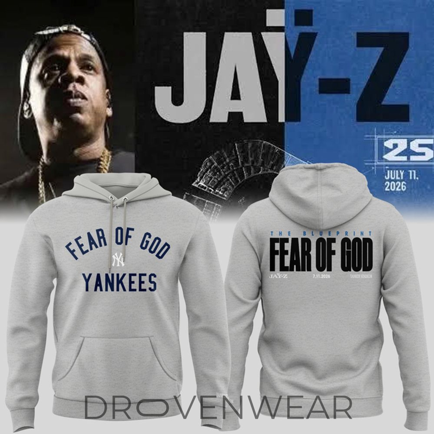 New York Yankees x Jay-z Fear Of God Limited Edition Hoodie 2026 New York Yankees x Jay-z Fear Of God Limited Edition Hoodie 2026