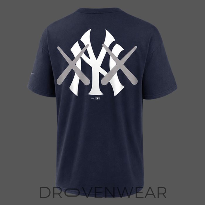 New York Yankees x KAWS 2026 Special Navy Shirt - Image 2