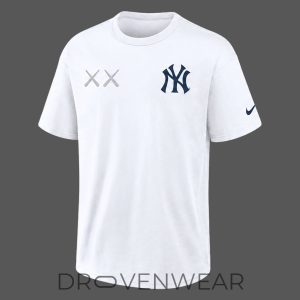 New York Yankees x KAWS 2026 Special White Shirt by Drovenwear.com