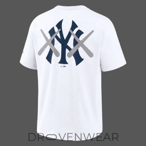 New York Yankees x KAWS 2026 Special White Shirt by Drovenwear.com