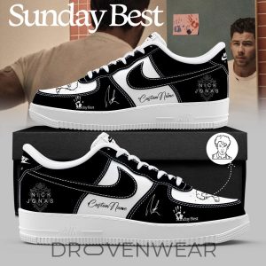 Nick Jonas Sunday Best 2026 Signature Custom Name AF1 Shoes by Drovenwear.com