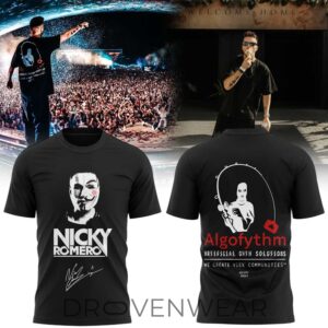 Nicky Romero Tour 2026 Tshirt by Drovenwear.com