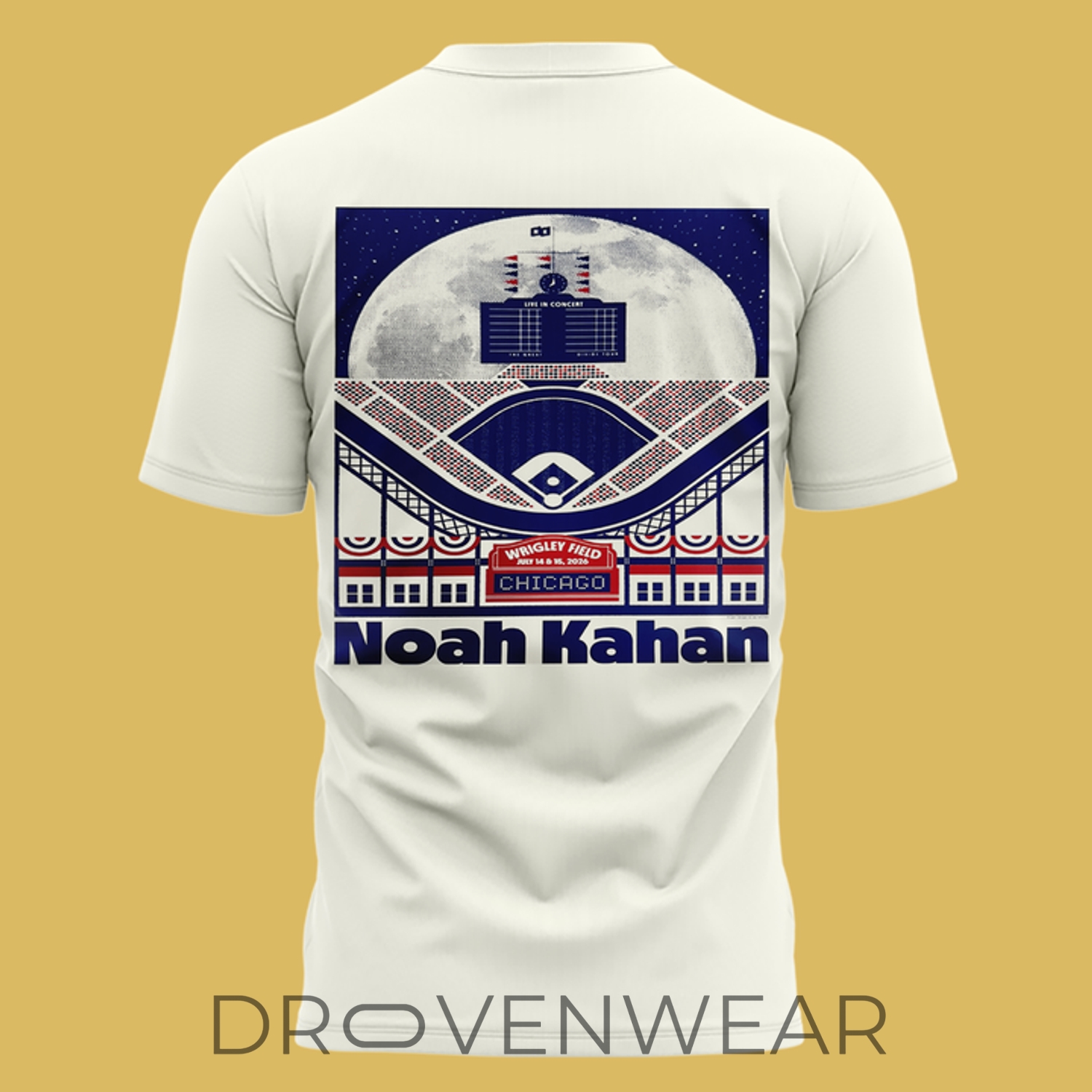 Noah Kahan x Chicago Cubs Great Divide Wrigley Field Cubs Tour White Tee 2026 Collection V2 Noah Kahan x Chicago Cubs Great Divide Wrigley Field Cubs Tour White Tee 2026 Collection V2