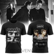 Oasis: Don’t Look Back in Anger 30th Signature Limited Black T-Shirt V2