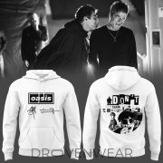 Oasis: Don’t Look Back in Anger 30th Signature Limited White Hoodie V2