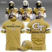 Official Georgia Tech Football 2026 New Old Gold T-shirt