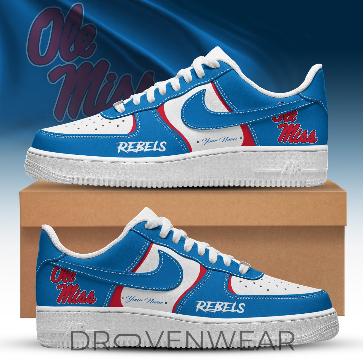 Ole Miss Rebels Special Heritage 2026 Limited Edition Shoes #2 Ole Miss Rebels Special Heritage 2026 Limited Edition Shoes #2
