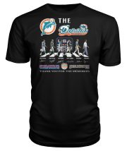 Miami Dolphins Thank You For The Memories Abbey Road The Beatles T-shirt - Image 2