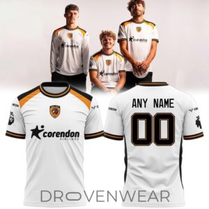 Personalised Hull City 2627 Away Shirt Any Name Number by Drovenwear.com