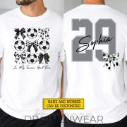 Personalized Soccer Girl Two-sided T-shirt, In My Soccer Girl Era Sport Tees Gift For Soccer Lovers - Image 2